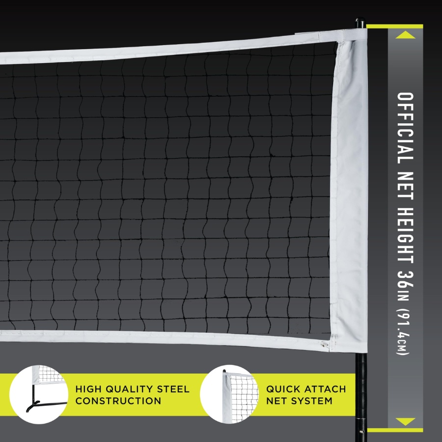 Franklin 12 Court Pickleball Net Set (6)