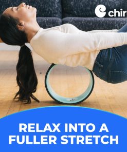 Alternative view of Chirp Wheel Foam Roller 3-Pack Mint – Targeted Back Pain Relief, Deep Tissue & Trigger Point Massage, High-Density Roller for Physical Therapy