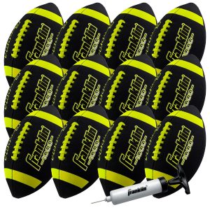 Franklin Grip Rite 100 Junior Football 12 Pack