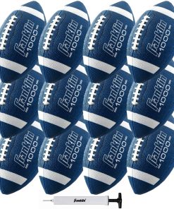 Franklin Grip-Rite 1000 Junior Size Footballs 12-Pack