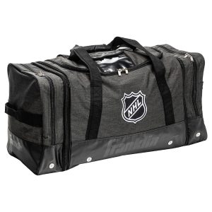 Franklin Sports NHL Hockey Equipment Bag – Large Heavy-Duty Expandable Carry Duffle for Gear & Pads, Premium Construction, NHL Official
