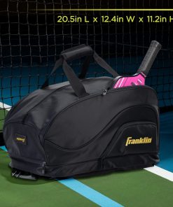 Alternative view of Franklin Sports Pickleball Bag – Sling/Duffle/Backpack for Paddles, Balls & Accessories, Elite Nylon, Lightweight Gear Bag for Men & Women – Black